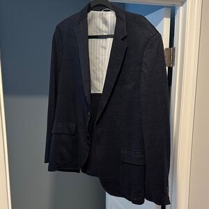 Elegant Midnight Blue Men's Blazer
